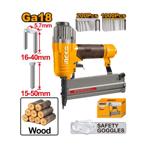 2 IN 1 combo Air Brad Nailer ACN50401 Ingco - Ghana