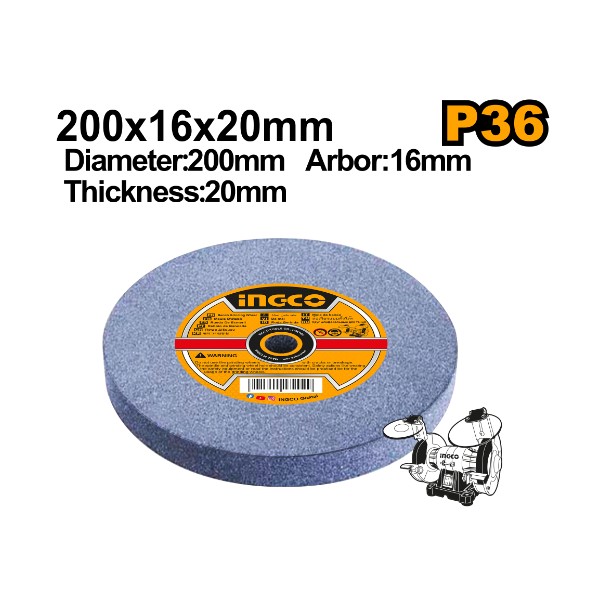 Bench grinding wheel AGW2008016 Ingco - Ghana
