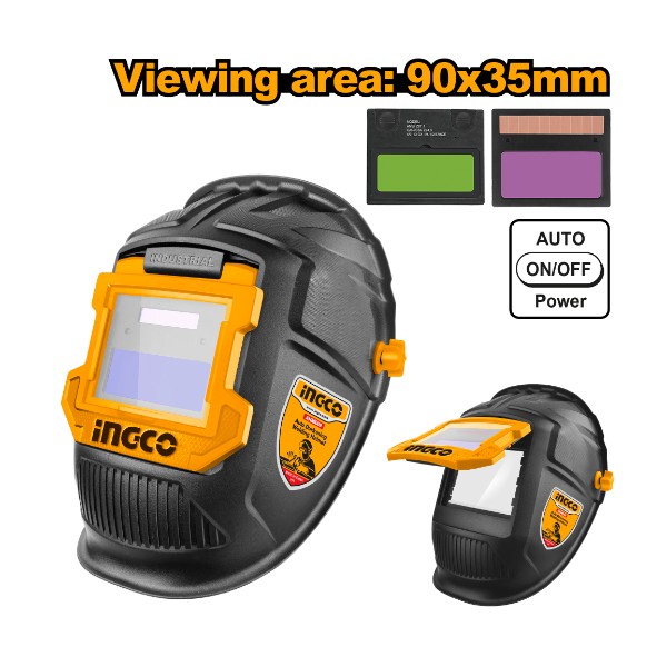 Auto-darkening welding helmet shade 11 - P1C6 | AHM009 Ingco - Ghana