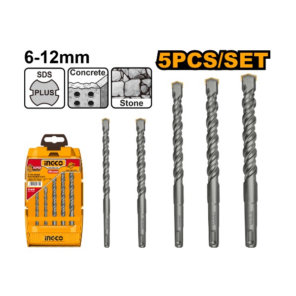 SDS Plus Hammer Drill Bits Set AKD2052 Ingco - Ghana