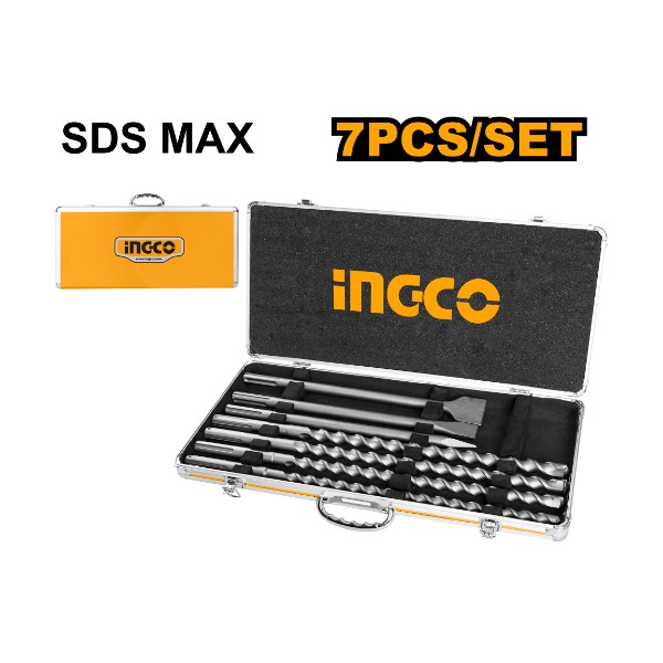 SDS Max Hammer Drill Bit And Chisel Set AKD5075 Ingco - Ghana