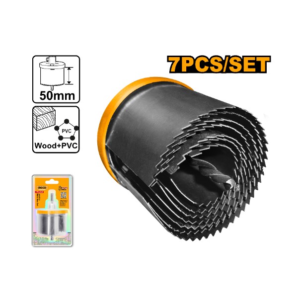 Hole Saw Set - P10 AKHS702 Ingco - Ghana