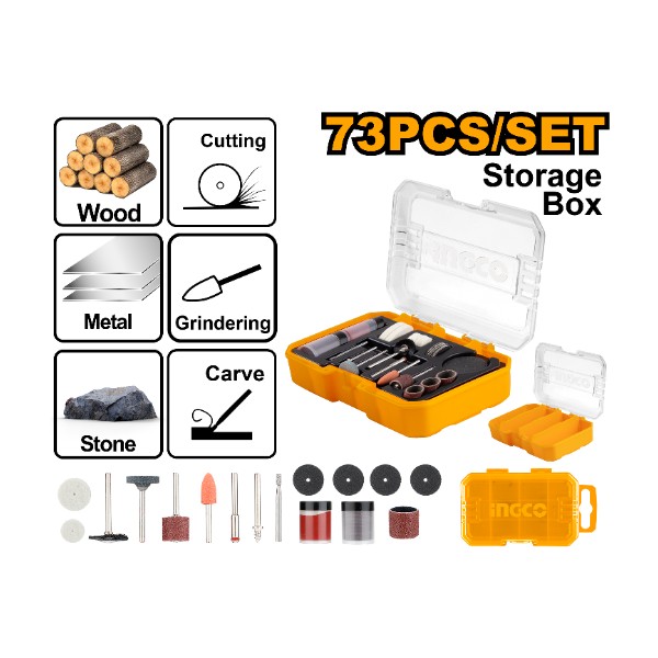 General use set for mini drill | AKMG7072 Ingco - Ghana