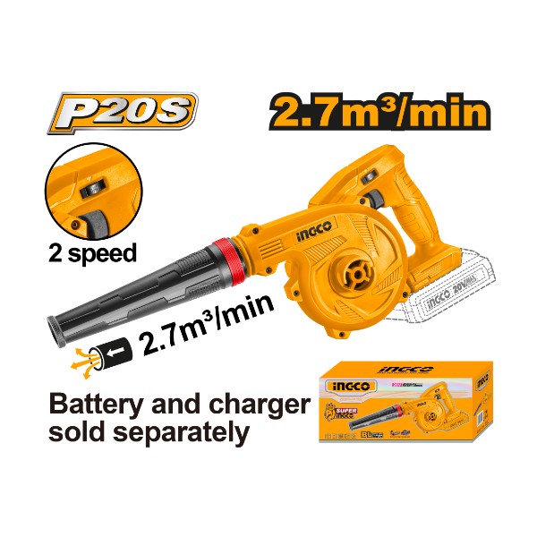 Lithium-Ion Blower 20V - C4 | CABLI20018 Ingco - Ghana