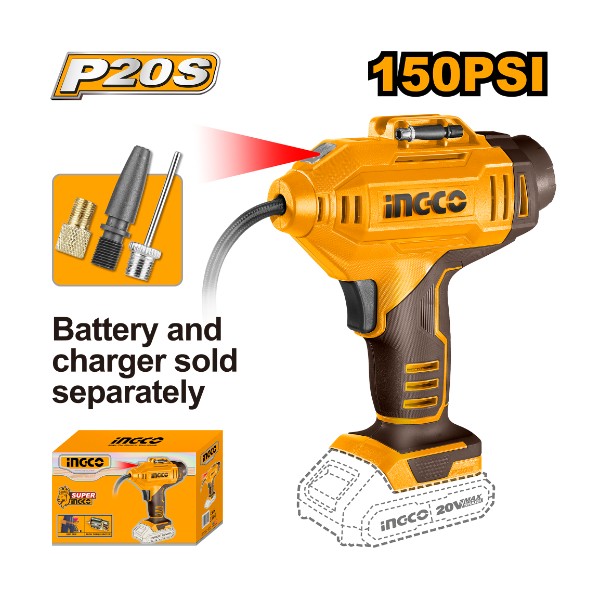 Cordless auto air  compressor CACLI2018 Ingco - Ghana