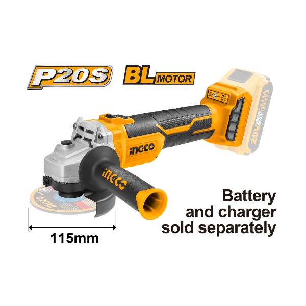 Lithium-Ion Angle Grinder CAGLI1152 Ingco - Ghana