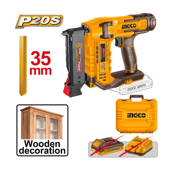 Cordless pin nailer 20V 35mm - P1C4 | CBNLI3603 Ingco - Ghana