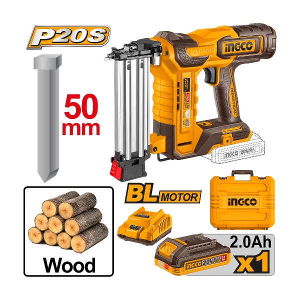 Cordless brad nailer | CBNLI5008 Ingco - Ghana