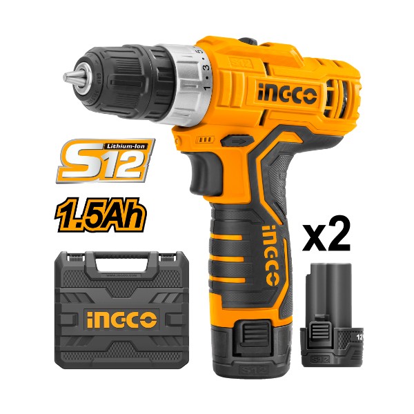 Lithium-Ion Cordless Drill CDLI1232 Ingco - Ghana