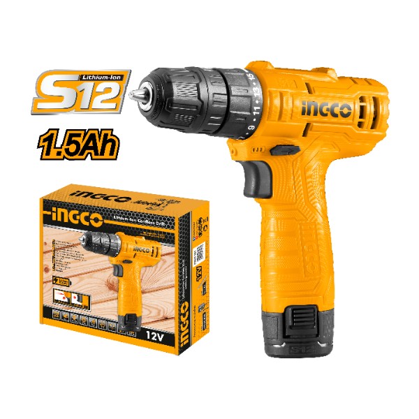 Lithium-Ion Cordless Drill CDLI1241 Ingco - Ghana