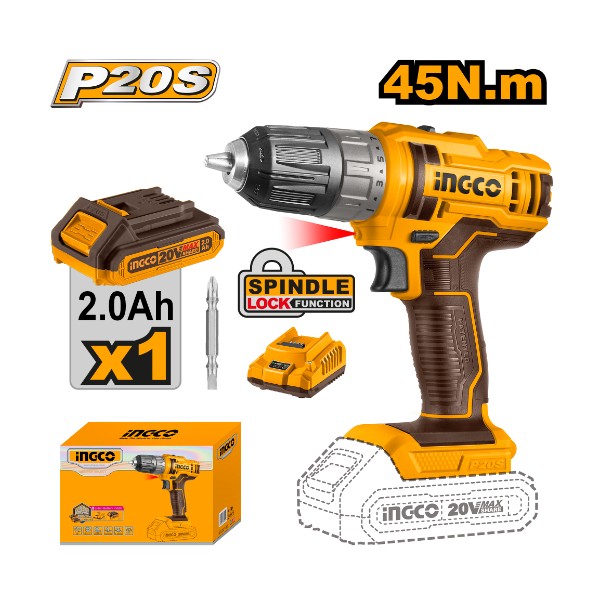 Cordless drill | CDLI200518 Ingco - Ghana