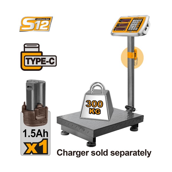 Lithium-Ion Scale CES1303 Ingco - Ghana