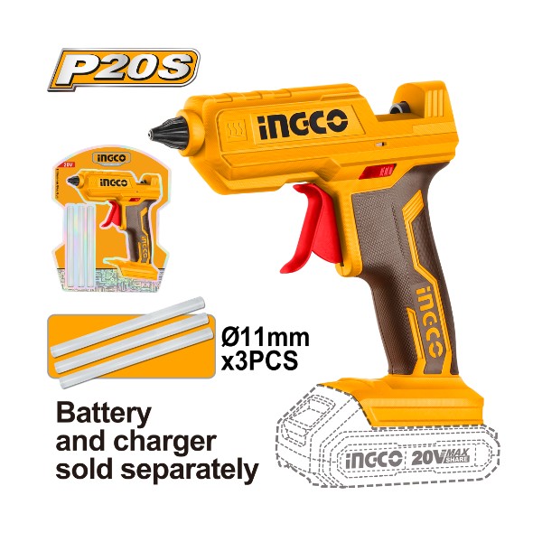 Lithium-Ion Glue Gun CGGLI2001 Ingco - Ghana