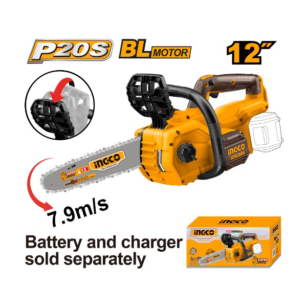 Lithium-Ion Chain Saw CGSLI20128 Ingco - Ghana