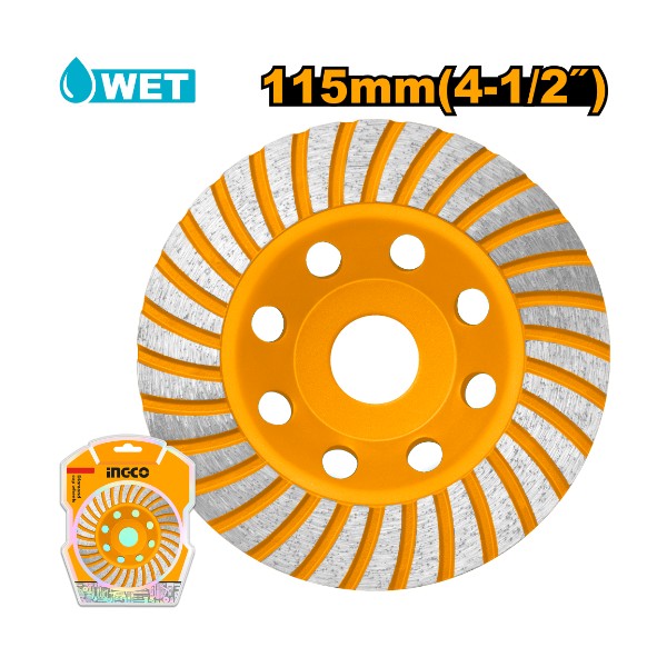Diamond cup wheels wet 4.5" - C20 | CGW011151 Ingco - Ghana
