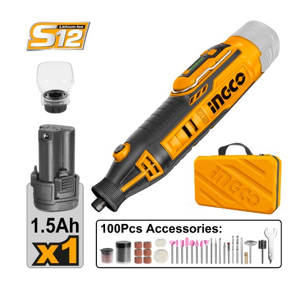 Cordless Mini Grinder 12v | CMGLI12011 Ingco - Ghana
