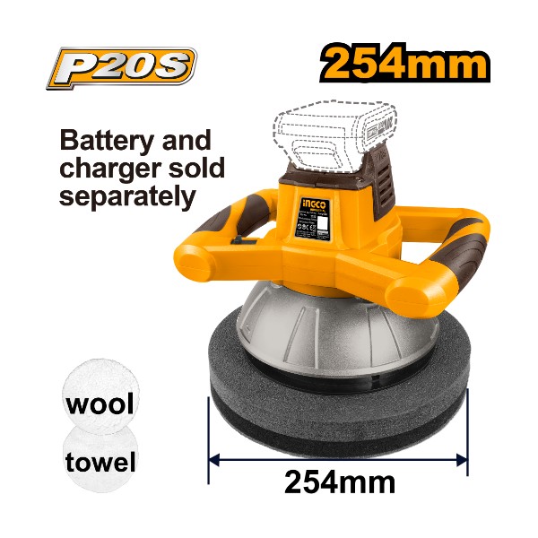 Lithium-Ion Polisher COPLI2001 Ingco - Ghana