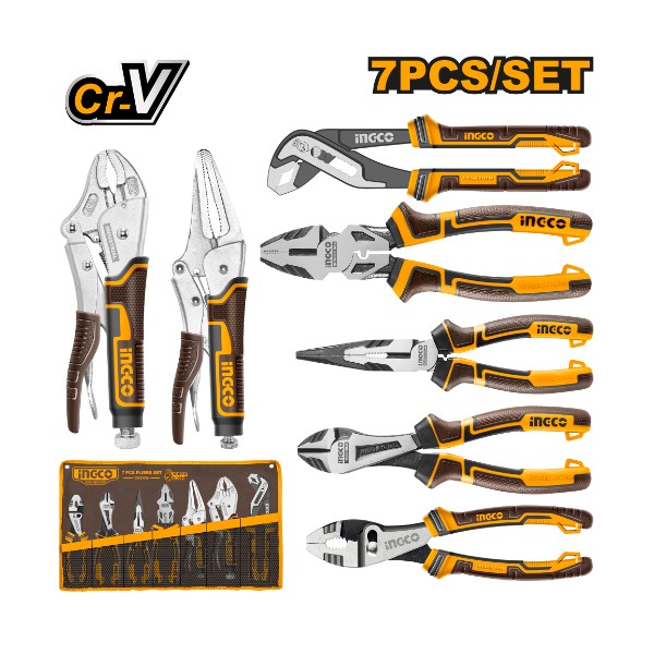 7 Pcs Pliers set - P1C6 | COS23036 Ingco - Ghana