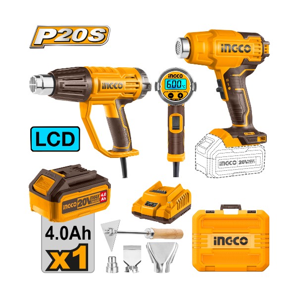 Heat gun combo kit | COSLI240201 Ingco - Ghana