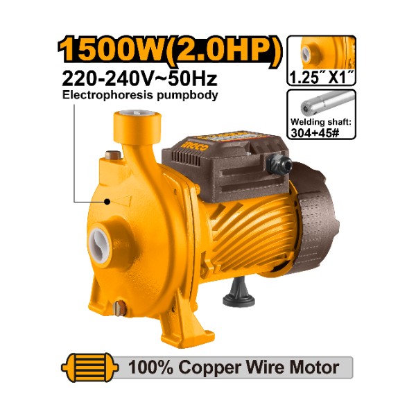 Centrifugal Water pump 2HP - P1C1 | CPM150068 Ingco - Ghana