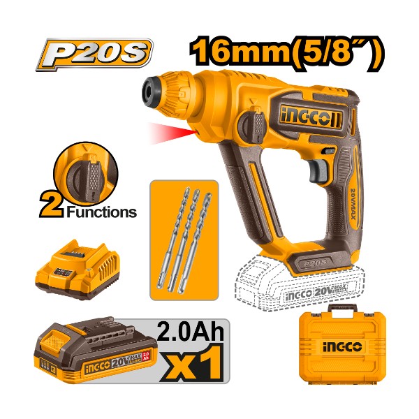 Lithium-Ion rotary hammer CRHLI201681 Ingco - Ghana