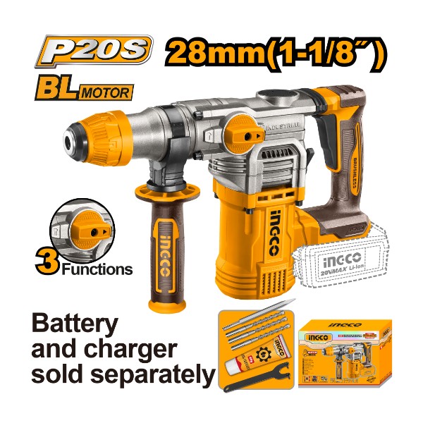 Lithium-Ion rotary hammer CRHLI20288 Ingco - Ghana