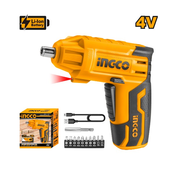 Lithium-Ion Cordless ScrewDriver CSDLI0401 Ingco - Ghana