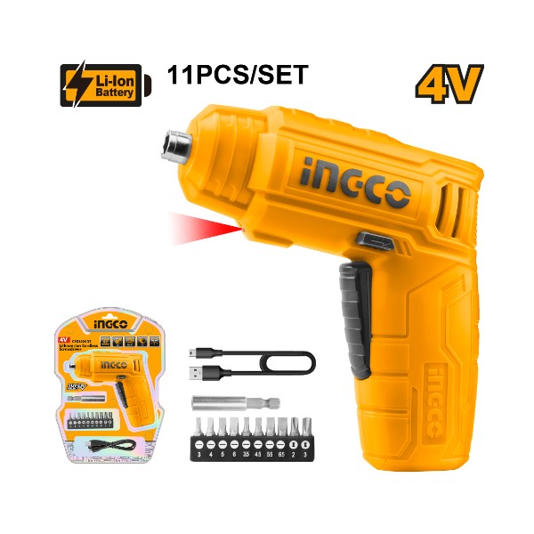 Lithium-Ion Cordless ScrewDriver CSDLI0402 Ingco - Ghana