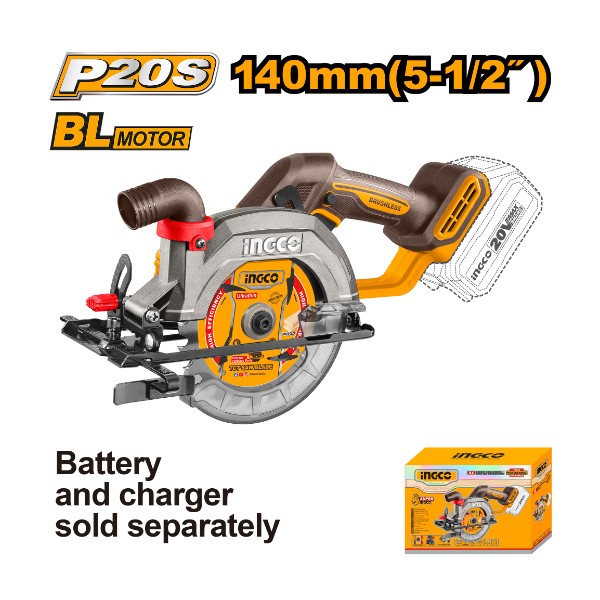 Lithium-Ion circular saw CSLI1402 Ingco - Ghana