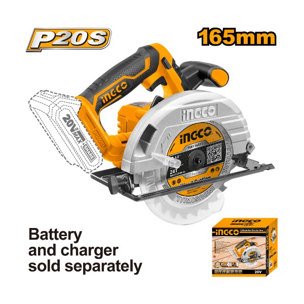 Cordless Circular Saw 20v' | CSLI1651 Ingco - Ghana