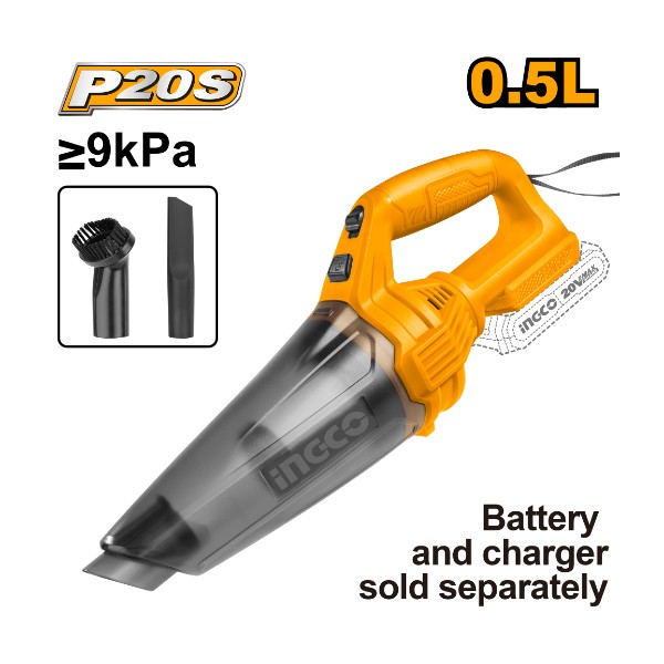 Cordless vacuum cleaner 20V 0.5L - P1C8 | CVLI201261 Ingco - Ghana
