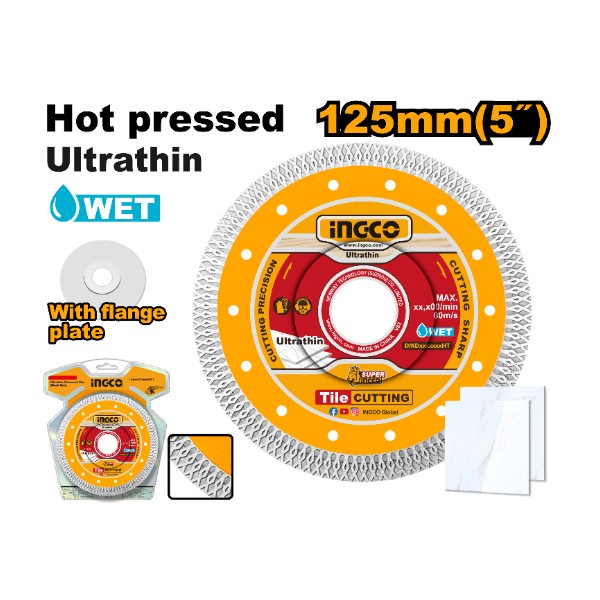 Ultrathin diamond disc Mesh rim 5" 10mm - P50C100 | DMD081251HT Ingco - Ghana