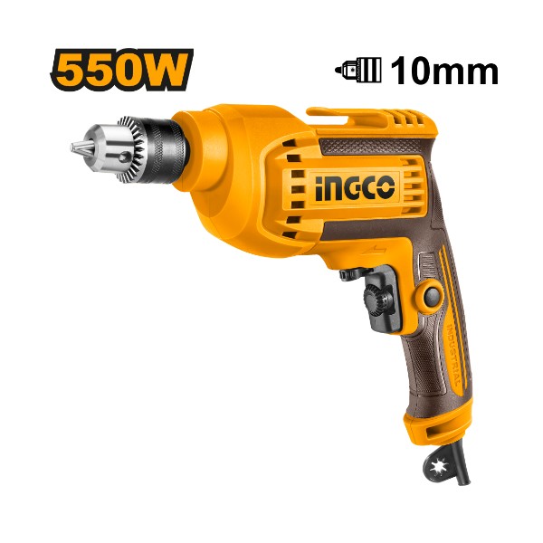 Electric drill 550W 10mm key chuck - P1C5 | ED55038 Ingco - Ghana