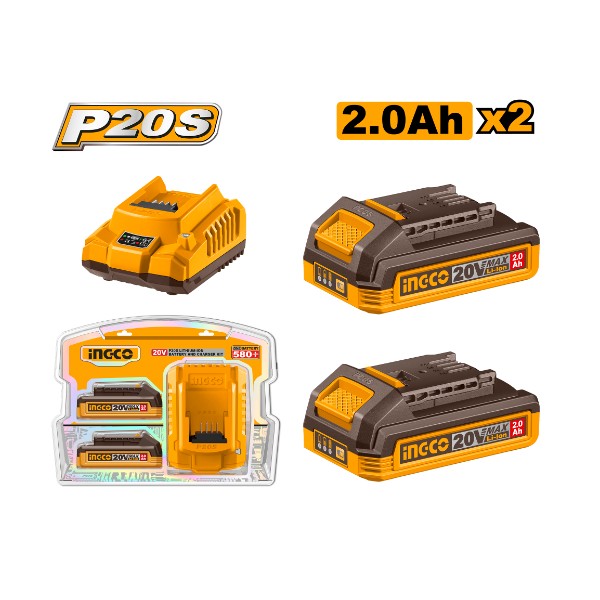 P20S Lithium-Ion battery and charger kit | FBCPK1222 Ingco - Ghana