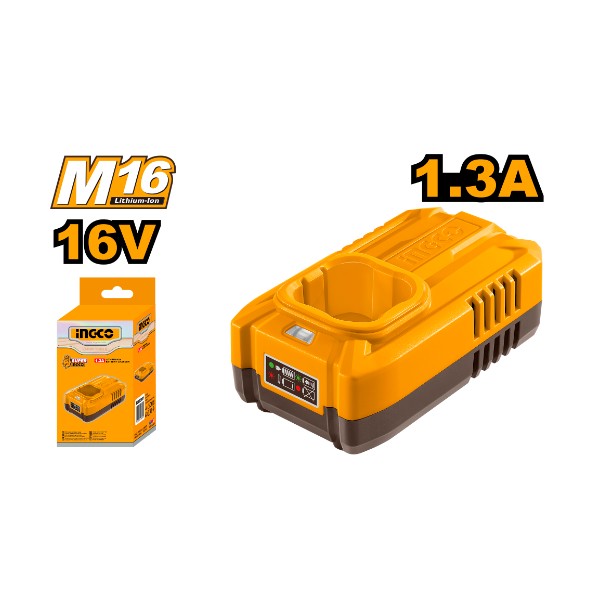 M16 battery charger | FCLI1613 Ingco - Ghana
