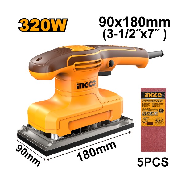 Finishing sander 320W 90x180mm - P1C6 | FS3216 Ingco - Ghana