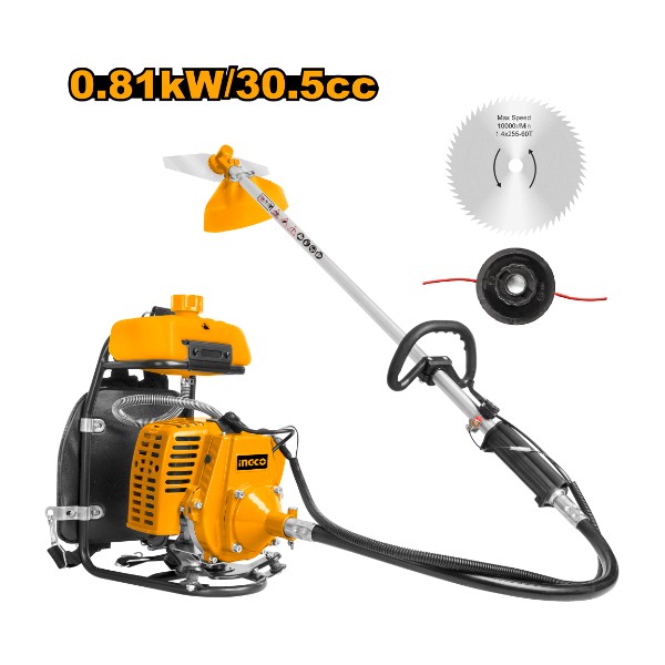 Gasoline grass trimmer and bush cutter 0.81kw - C1 | GBC31264 Ingco - Ghana