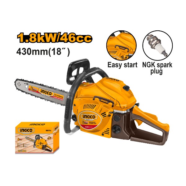 Gasoline Chain Saw GCS5451811 Ingco - Ghana