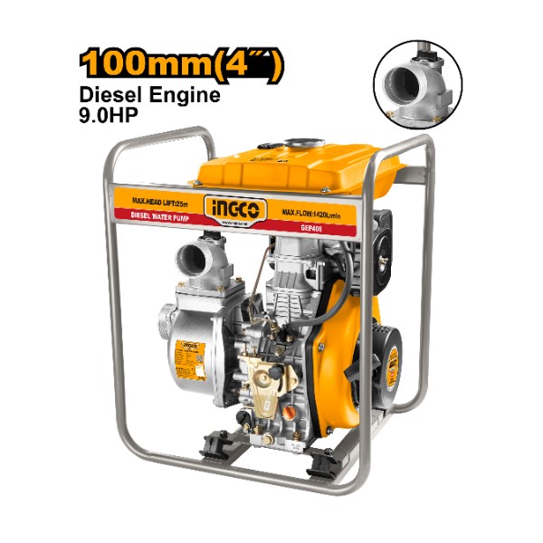 Diesel water pump 4"
8.3HP - P1C1 | GEP406 Ingco - Ghana