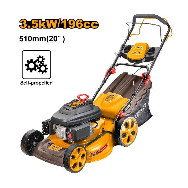 Gasoline lawn mower
4.8hp Self Propelled | GLM196202 Ingco - Ghana