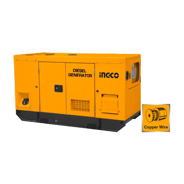 Silent Diesel Generator GSE150K3.1 Ingco - Ghana