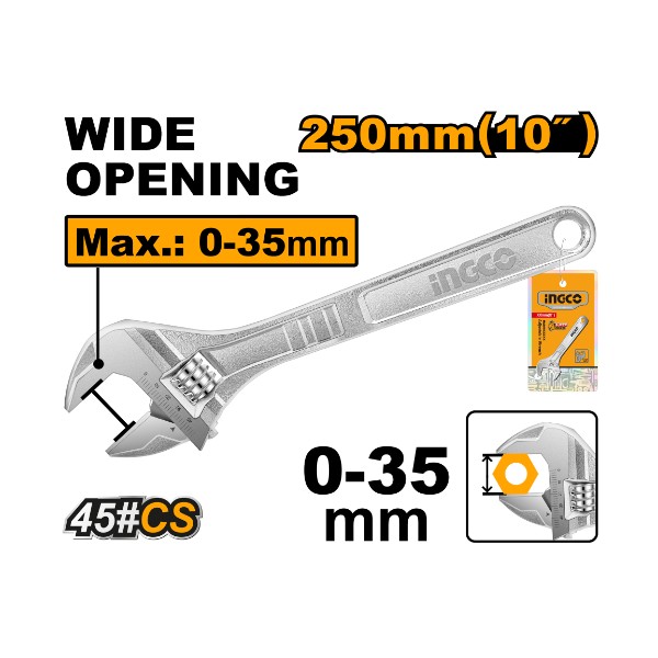 Adjustable Wrench HADW131102 Ingco - Ghana