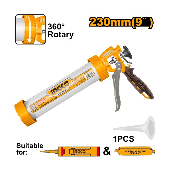 Aluminium Caulking Gun HCG0109 Ingco - Ghana
