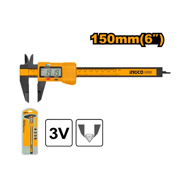 Plastic Digital Caliper HDCP16150 Ingco - Ghana