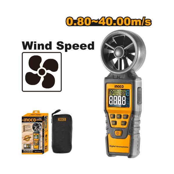 Digital anemometer HETAN01 Ingco - Ghana