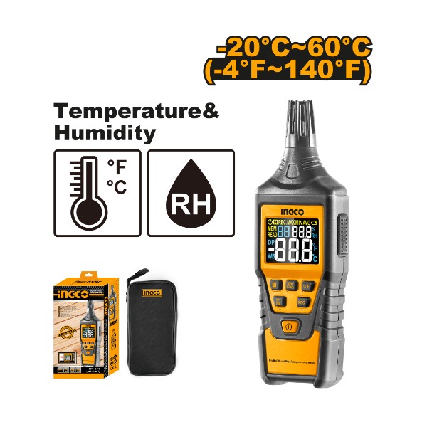 Digital humidity&temperature meter HETHT01 Ingco - Ghana