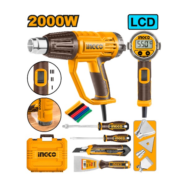 Heat gun HG2000581 Ingco - Ghana