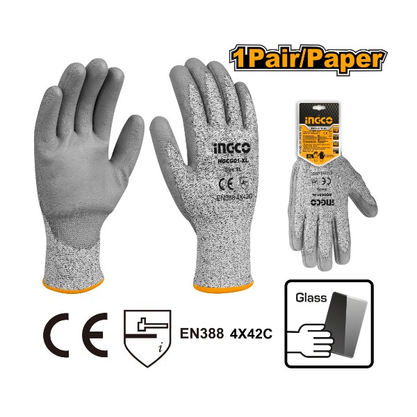 Cut Resistant Gloves HGCG01-XL Ingco - Ghana