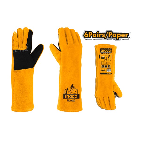 Welding leather gloves | HGVW02 Ingco - Ghana