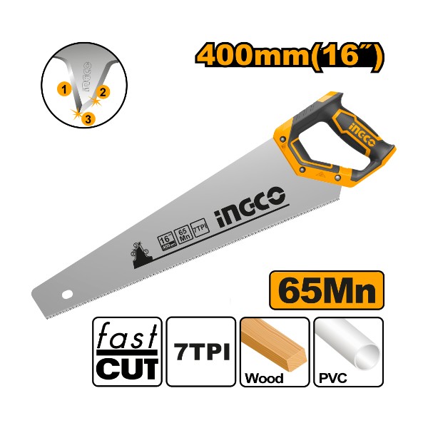 Hand Saw HHAS38400 Ingco - Ghana